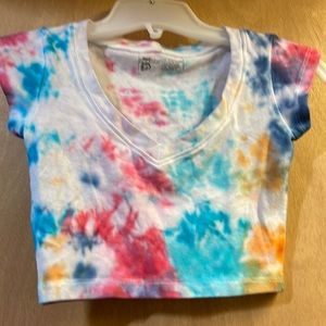 Tie-dye crop top